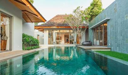 Villa pour 6 personnes, avec terrasse ainsi que jacuzzi et piscine en Thailande