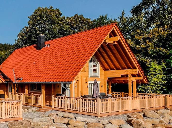 Ferienhaus für 6 Personen, mit Terrasse und Garten sowie Sauna in Schierke