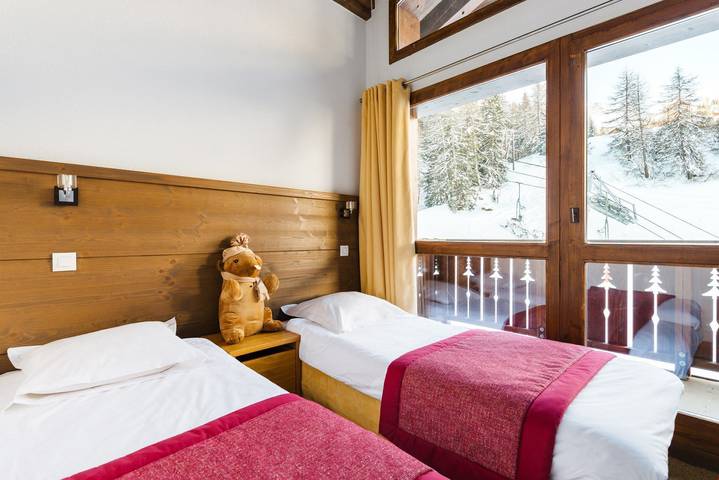 Gîte pour 4 personnes, avec piscine, animaux acceptés dans Plagne 1800 - 3
