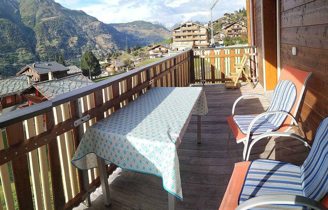 Appartement de vacances entier, Chalet Adler - 4-Bettwohnung in Grächen, Alpes valaisannes