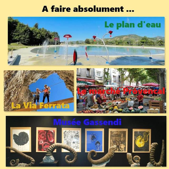 Gîte pour 6 personnes, avec jardin, animaux acceptés à Digne-les-Bains - 3