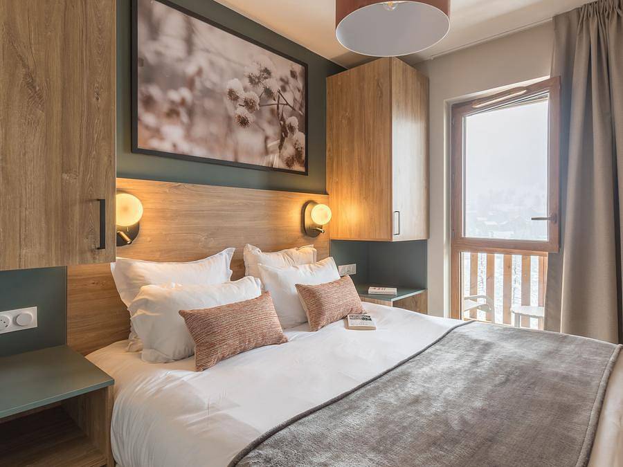 Résidence Odalys Collection L'Ecrin de Vars - Wohnung 6 personen - 2/3 Zimmer 6 Personen (ca. 44 m²) in Saint-André-d'Embrun, Nationalpark Écrins