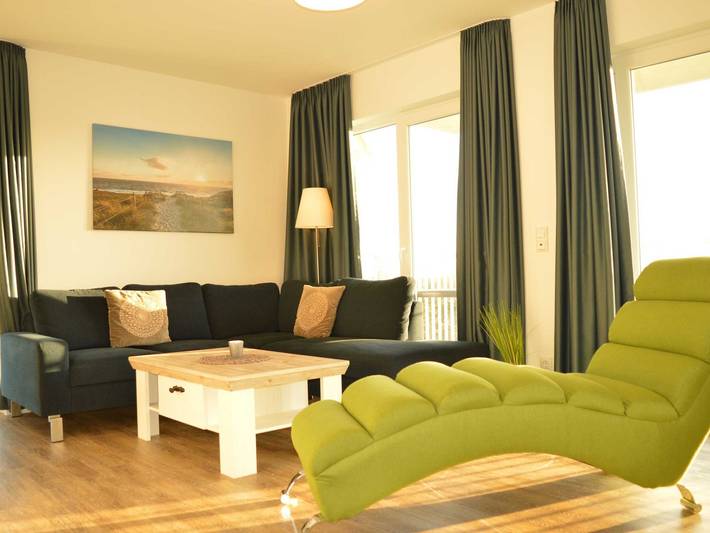 Ferienwohnung für 5 Personen, mit Sauna und Balkon sowie Ausblick, kinderfreundlich in Schillig - 2