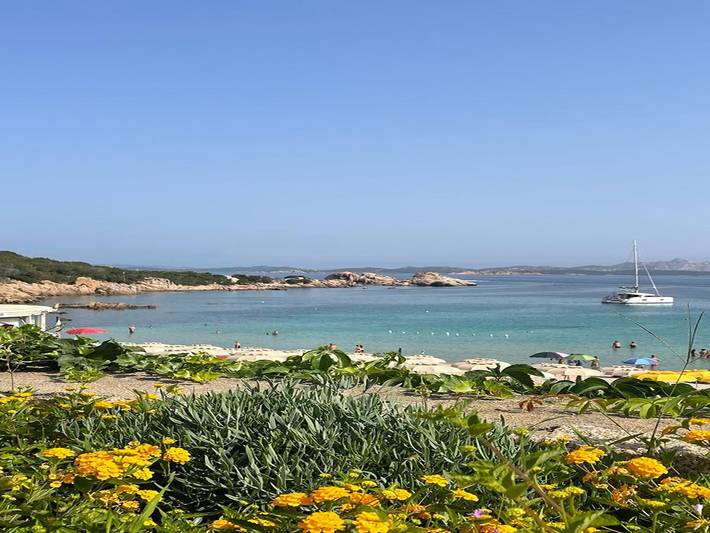 Appartamento per 5 persone, con Vista oceano e Balcone/Terrazza nonché Giardino a Baia Sardinia