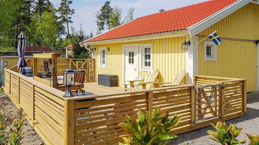 Ferienhaus für 5 Personen, mit Terrasse in Mittelschweden