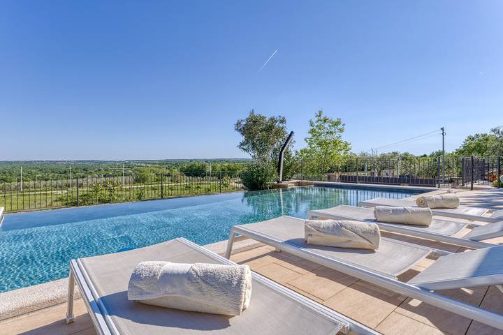 Ferienhaus mit Meerblick für 8 Personen, mit Garten und Pool in Istrien - 2