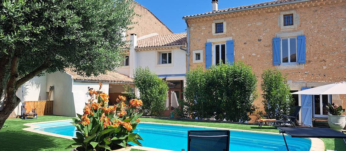 Chambre d’hôte pour 5 personnes, avec piscine et jardin