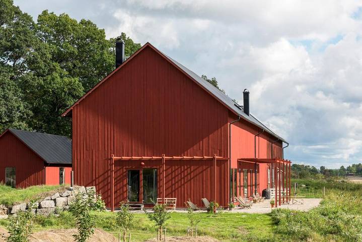 Ferienhaus für 5 Personen, mit Terrasse und Garten sowie Sauna und Seeblick in Nyköping kommun