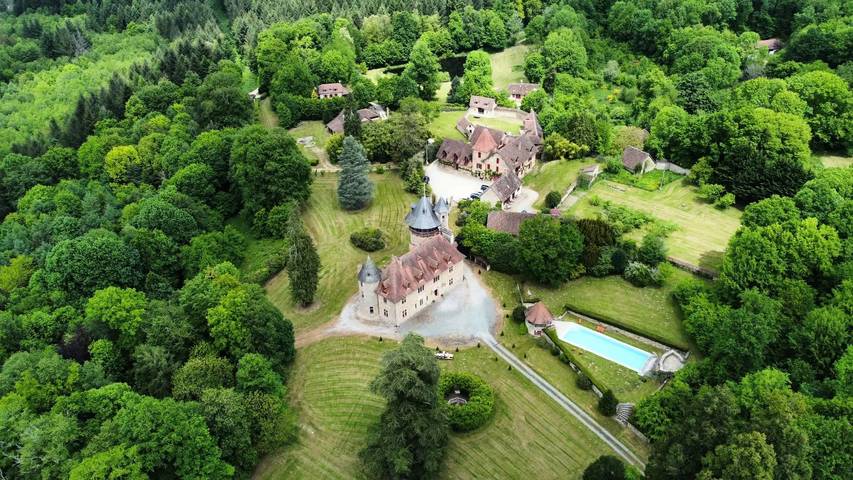 Gîte pour 15 personnes, avec piscine et jardin, animaux acceptés à Château-Chervix - 3