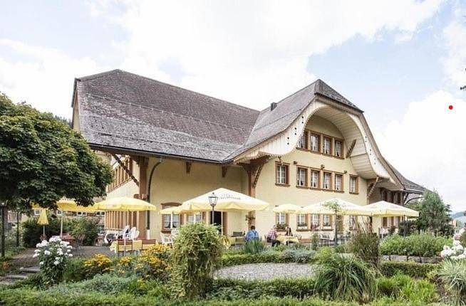 Hotel, mit Ausblick in Marbach