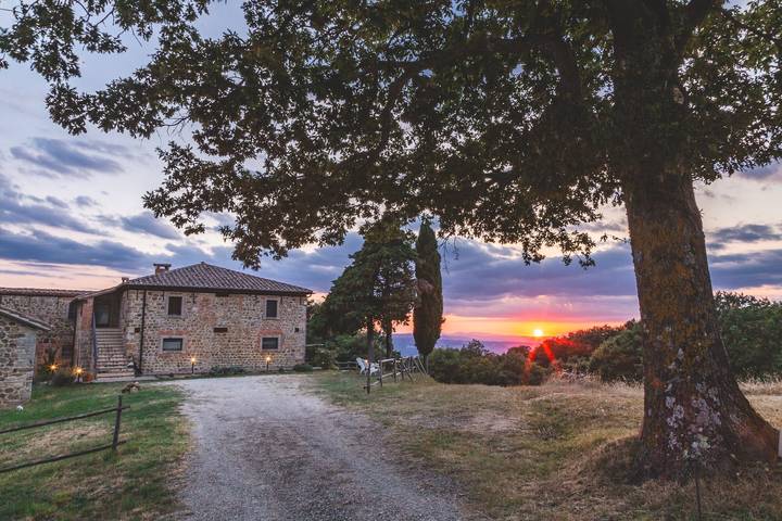 Appartamento vacanze per 8 persone, con Giardino in Siena e dintorni