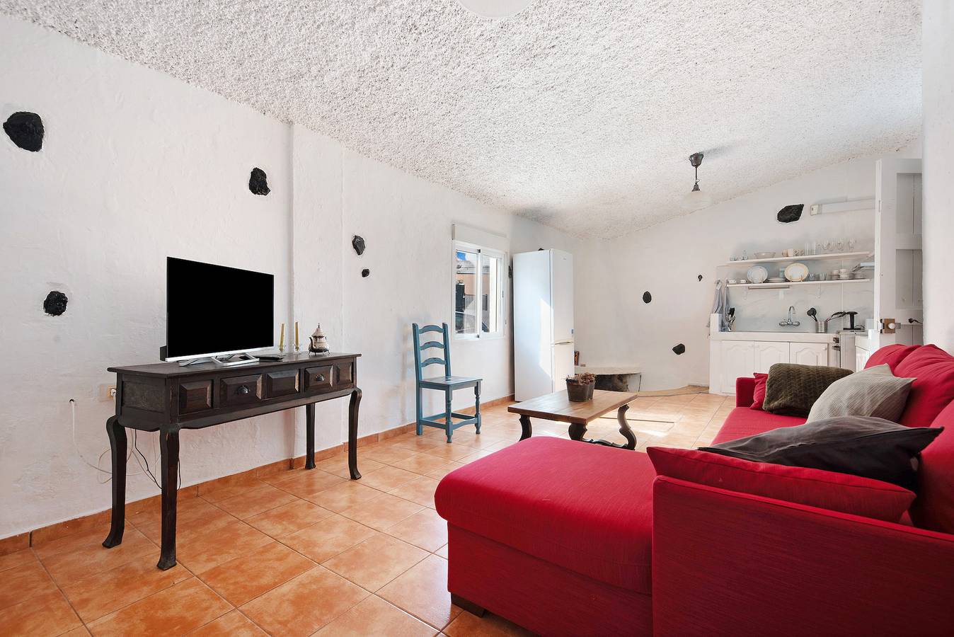 Ferienhaus 'Las Rosas' mit Bergblick, privater Terrasse und Wlan in Ruigómez, El Tanque