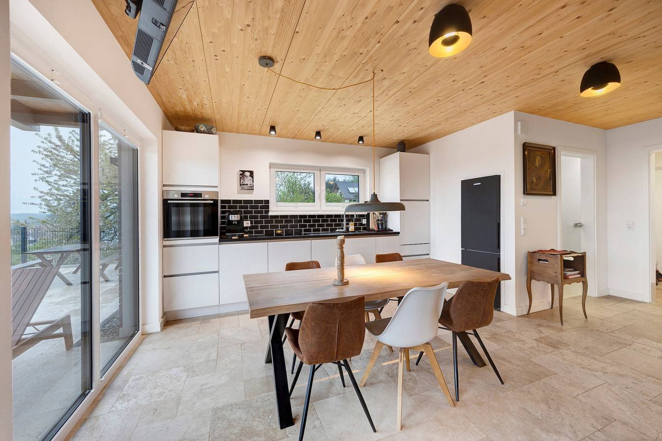 Casa de vacaciones 'Mit Panoramablick' con vistas a la montaña, terraza compartida y Wi-Fi in Quedlinburg, Harzvorland