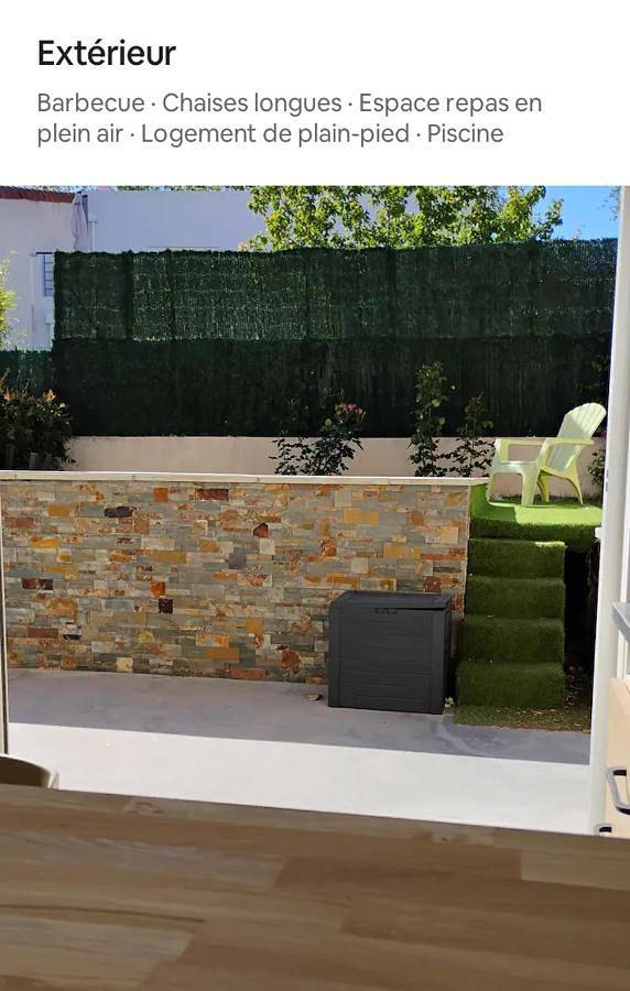Appartement entier, T1 28m2 en Rdc avec jardin et piscine in Cabestany, Côte méditerranéenne (France)