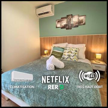 Gîte pour 8 personnes, avec jardin à Combs-la-Ville