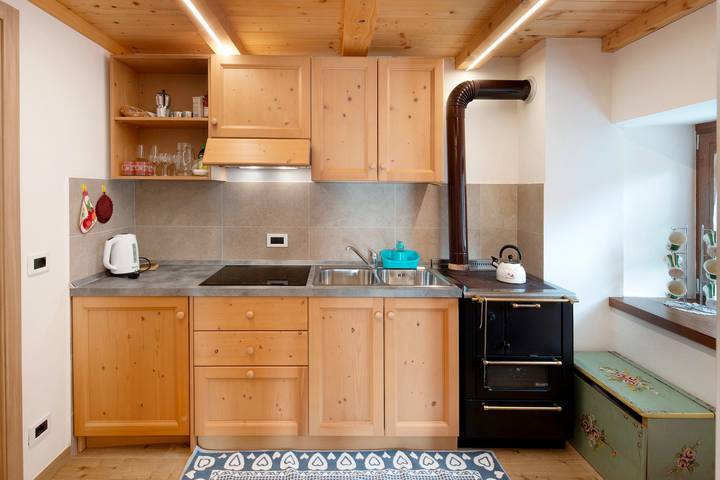 Entire apartment, Apartment "La Casa Di Bryan" with Mountain View and Private Garden in San Tomaso Agordino, Dolomiti Superski