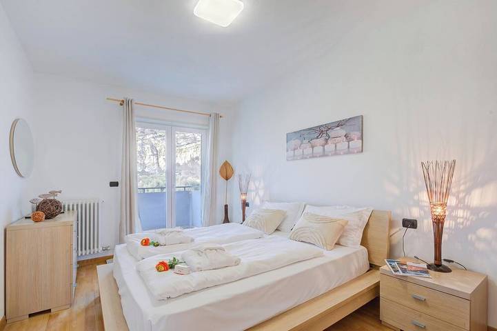 Entire apartment, Agritur Laura- Sogno zen 6 with Shared Garden, Torbole sul Garda, Italy in Torbole, Nago-Torbole