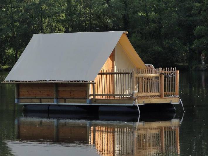 Camping Sunelia l'Etang de Sologne - Unterkunft 2 personen - Ungewöhnlich Flotente in Nouan-le-Fuzelier, Sologne