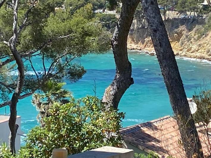 Appartement de vacances pour 2 personnes, avec jardin ainsi que terrasse et vue