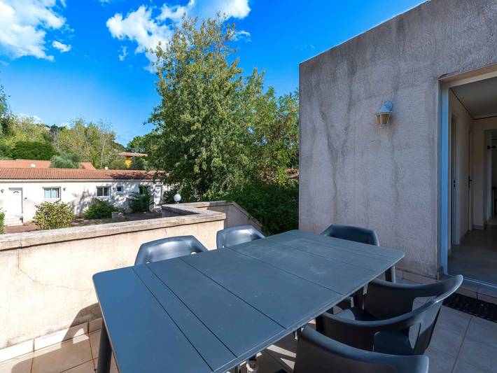 Maison de vacances pour 4 personnes avec balcon in Favone, Sari-Solenzara