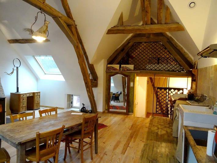 Chambre d’hôte pour 4 personnes, avec vue et jardin, adapté aux familles à Saint-Sauveur-en-Puisaye - 4