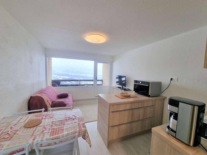 Studio pour 4 personnes, avec Balcon