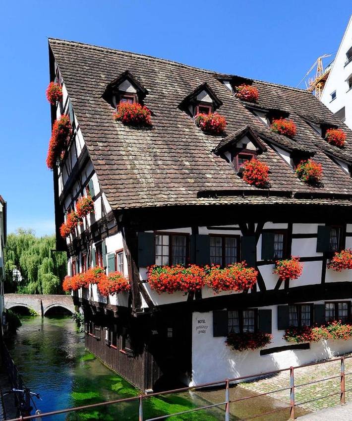 Hotel für 2 Personen, mit Terrasse und Ausblick in Ulm