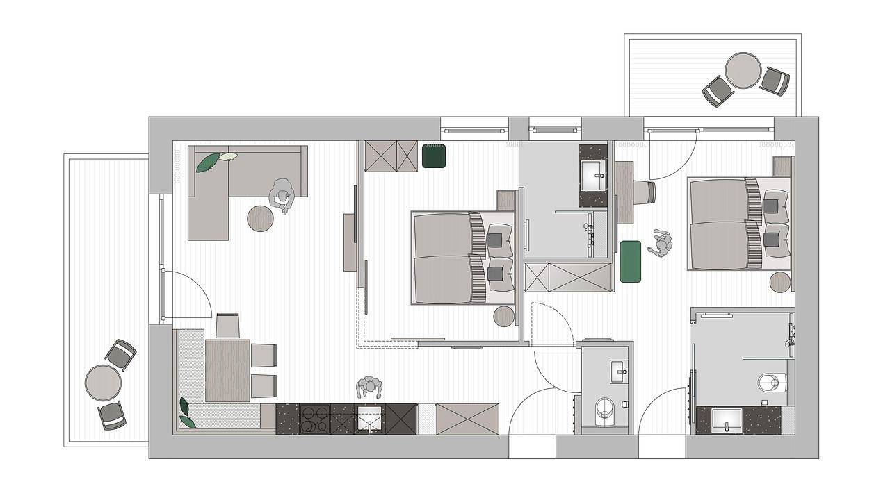 Ganze Ferienwohnung, Ferienwohnung für 6 Personen (65 m²) in Schladming in Schladming, Schladming-Dachstein
