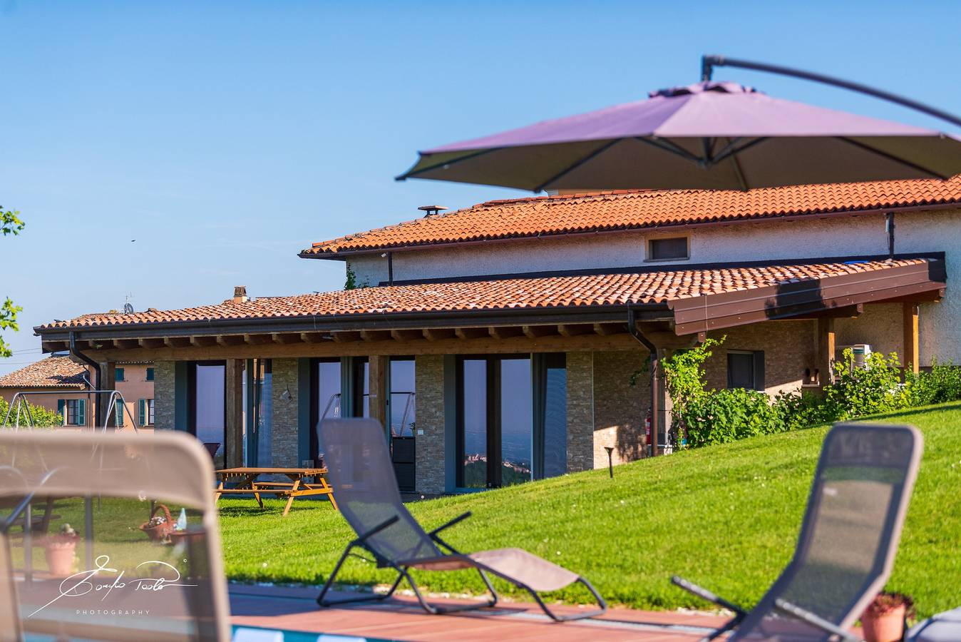 Villa 'Elios' con vista sulle montagne, Wi-Fi e aria condizionata in Santa Maria della Versa, Oltrepò Pavese