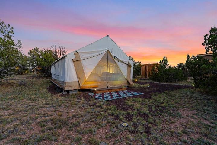 Camping voor 5 personen, met balkon en uitzicht in het Nationaal Park Grand Canyon