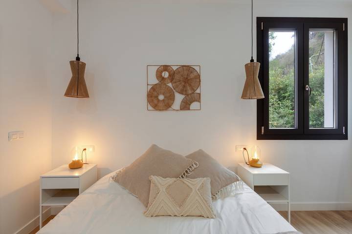 Apartamento entero, Apartamento 1 con vistas a la montaña, terraza y jardín compartidos in Moya, Gran Canaria Norte