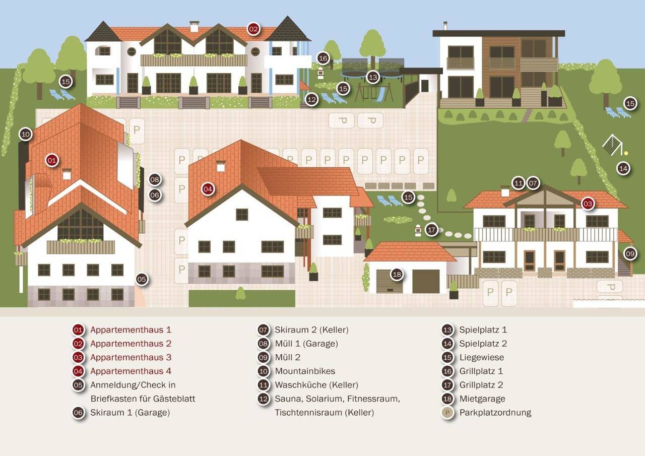 Ganze Wohnung, Ferienanlage Hechenbergerhof in Lechtaler Alpen, Bichlbach