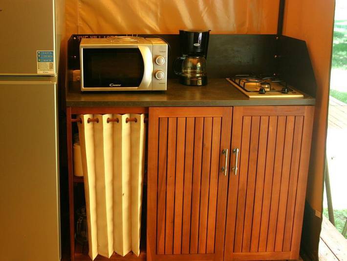 Lodge pour 5 personnes, avec bassin pour enfant, animaux acceptés dans le Gers - 4