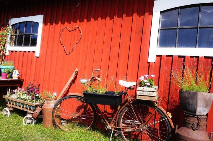Liten Päronträdgård – Historisches Bauernhaus mit Pool und Sauna in Perstorp, Skane