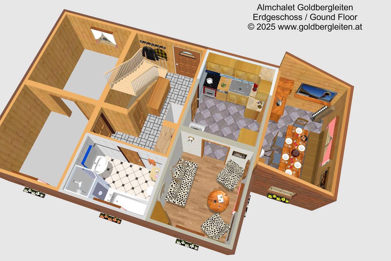 Almchalet Goldbergleiten in Großkirchheim, Oberkärnten