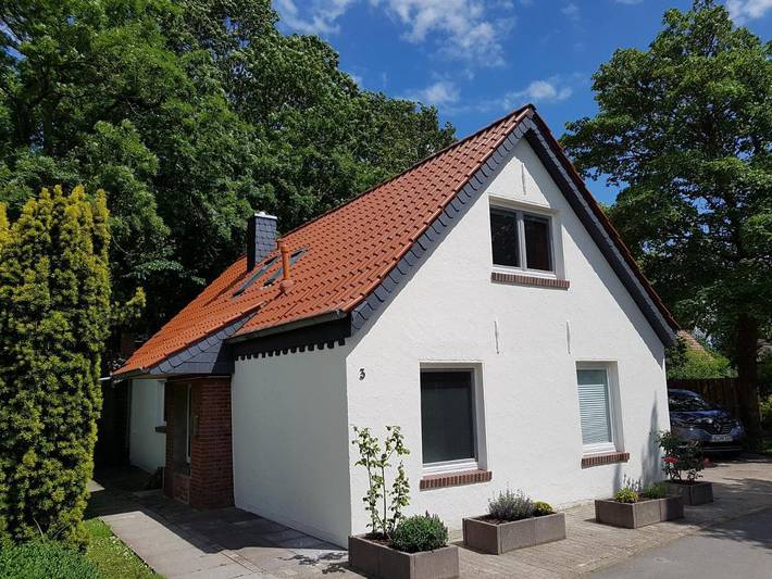 Ferienhaus für 6 Personen, mit Terrasse und Garten sowie Ausblick