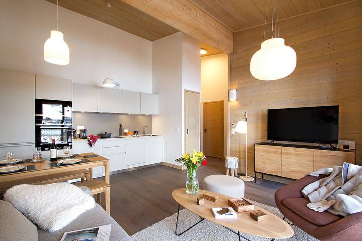 Gîte pour 4 personnes, avec piscine ainsi que balcon et sauna à Huez - 3