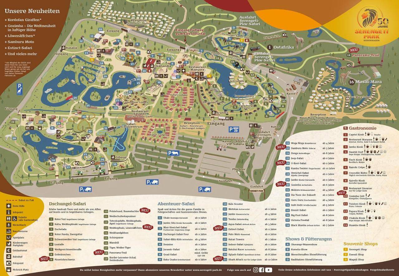 Serengeti Park Resort in Hodenhagen, Aller-Leine-Tal