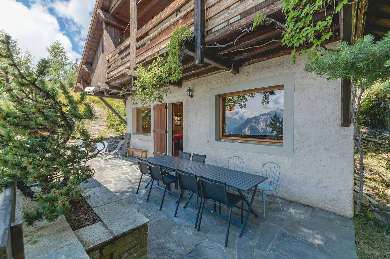 Chalet "La Darse Nature Et Sérénité" avec vue sur la montagne, terrasse privée et Wi-Fi in Villard-Reculas, Parc national des Écrins