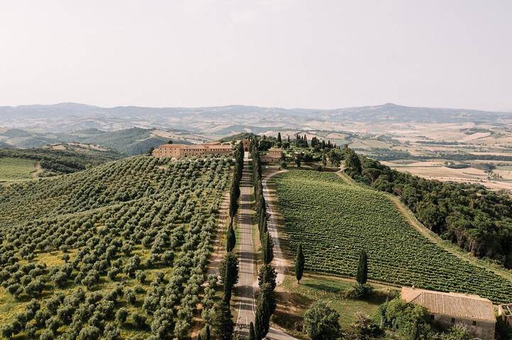 Casa vacanza per 2 persone, con Terrazza e Giardino nonché Piscina e Panorama a Cinigiano