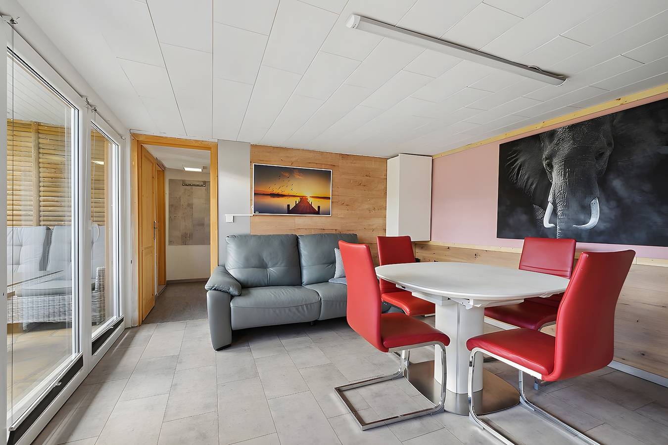 Ferienhaus 34 mit privater Terrasse, Gemeinschaftsgarten und Wlan in Bungalowdorf Zadelsdorf, Zeulenroda-Triebes