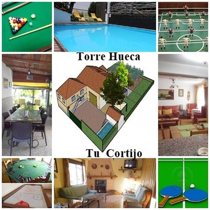 Casa de vacaciones para 12 personas, con vistas y terraza además de piscina y jardín - 1