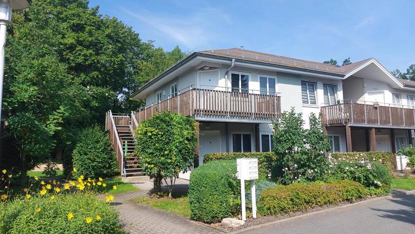 Ferienwohnung für 2 Personen, mit Balkon und Terrasse sowie Garten und Ausblick in Freiberg