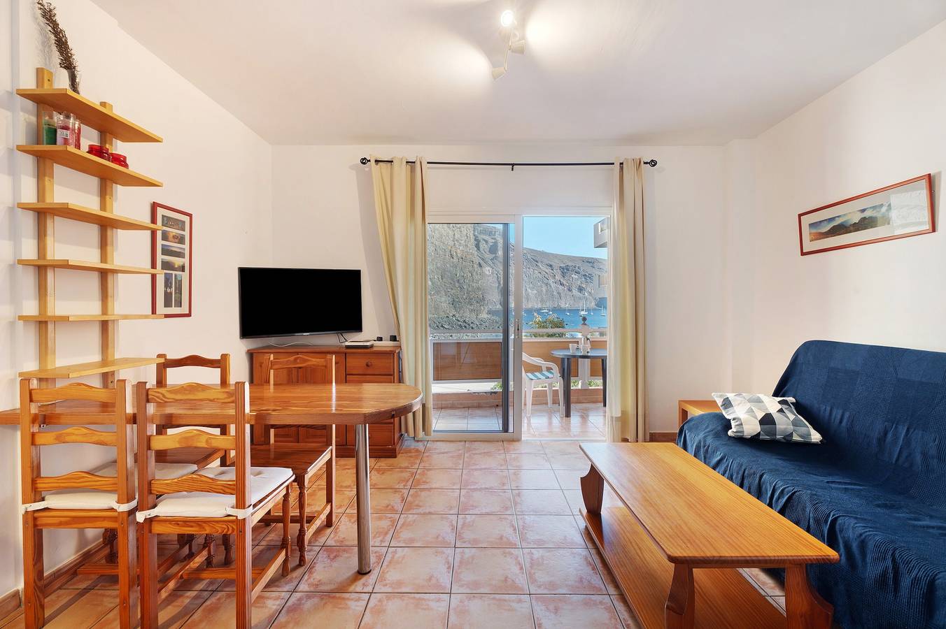 Appartement entier, Appartement de vacances "Playita" avec vue sur la mer, terrasse privée et Wi-Fi in Valle Gran Rey, La Gomera