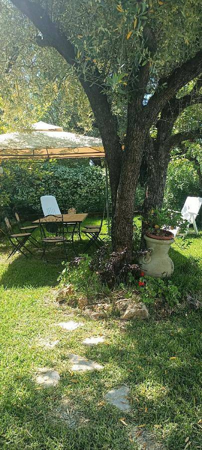Ferienwohnung für 5 Personen, mit Balkon und Garten sowie Ausblick