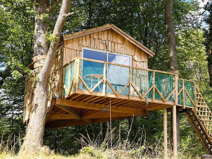 Camping Les Castors - Einzigartig 4 personen - Hängende Hütte Robin Hood 4 Pers. in Oberburnhaupt, Thann und Umgebung