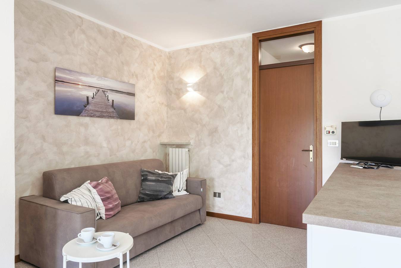 Hel lejlighed, Regarda – appartamento Rosa Baccarat 5 con accesso al campeggio in Lazise, Garda-Fjellene