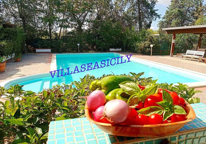 Villa mit pool für 2 Personen, mit Ausblick und Garten sowie Pool auf Sizilien - 2