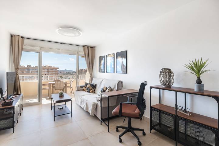 Entire apartment, Apartment 'Anadrina' with Sea Views, Shared Pool, and Wi-Fi in Playa El Arenal/Playa Pedrucho (La Manga), San Javier