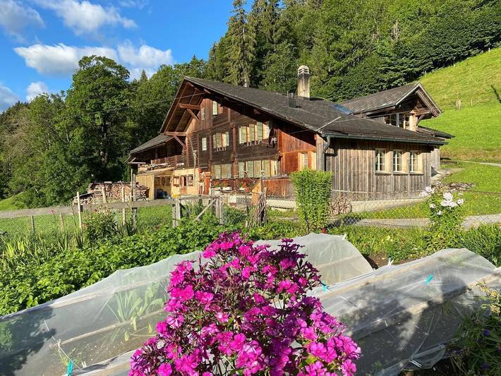 Vakantiehuis voor 6 personen, met terras en tuin in Zweisimmen